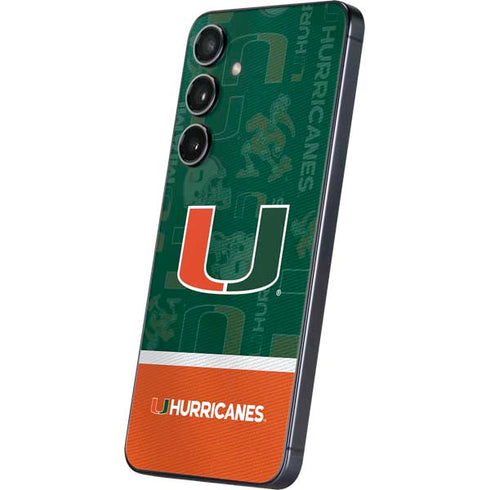 University of Miami U Hurricanes Galaxy S25 Skin